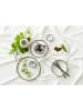 Bitz 6er-Set: Dessertteller "Gastro" in Creme/ Grau - Ø 21 cm
