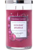 Colonial Candle Geurkaars "Holiday Sparkle" roze - 510 g
