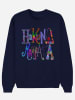 WOOOP Sweatshirt "Hakuna Matata" in Dunkelblau