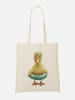 WOOOP Stoffen tas "Duck Bouee" crème/meerkleurig - (B)36 x (H)43 cm