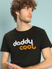 WOOOP Koszulka "Daddy Cool" w kolorze czarnym