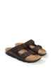 Sunbay Leder-Pantoletten "Trefle" in Braun