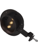 STAR Trading Solarna lampa ścienna LED "Fency" w kolorze czarnym - 12 x 6 cm
