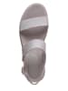 Timberland Leren sandalen "Safari Dawn" grijs - wijdte W