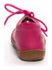 Naturino Skórzane buty w kolorze fuksji do nauki chodzenia