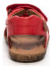 Naturino Skórzane sandały w kolorze czerwonym
