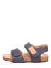 KAVAT Leren sandalen blauw