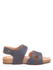 KAVAT Leren sandalen blauw