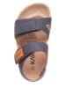 KAVAT Leren sandalen blauw