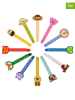 SUNNYSUE 12er-Set: Lesezeichen "Lustige Freunde" in Bunt - (L)11 cm
