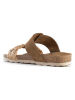 BACKSUN Slippers "Dreamy" camelkleurig