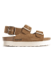 BACKSUN Leren sandalen "Balo" camel