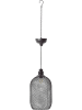 Gartenfreude Solarna lampa wisząca w kolorze czarnym - wys. 27 x Ø 15 cm