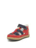 Bartek Leren enkelsandalen donkerblauw/rood