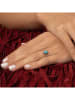 AMAZONIA Silber-Ring "Shushupe" mit Edelstein