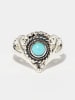 AMAZONIA Zilveren ring "Dexá" met edelsteen
