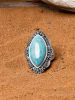 AMAZONIA Silber-Ring "Riwama" mit Edelstein