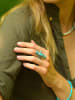 AMAZONIA Silber-Ring "Xochipilli" mit Edelsteinen