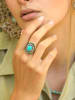 AMAZONIA Zilveren ring "Chantico" met edelsteen