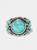 AMAZONIA Silber-Ring "Cihuateteo" mit Edelsteinen