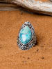 AMAZONIA Silber-Ring "Xun" mit Edelstein