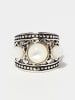AMAZONIA Silber-Ring "Kolo" mit Perlmutt