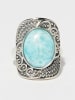 AMAZONIA Zilveren ring "Sokemitzin" met edelsteen