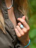 AMAZONIA Silber-Ring "Warúpachi" mit Edelstein