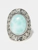 AMAZONIA Silber-Ring "Warúpachi" mit Edelstein