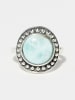 AMAZONIA Silber-Ring "Bérago" mit Edelstein