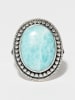 AMAZONIA Silber-Ring "Opatza" mit Edelstein