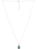 AMAZONIA Silber-Halskette "Huaya" mit Anhänger - (L)42 cm