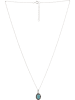 AMAZONIA Zilveren ketting "Huaya" met hanger - (L)42 cm