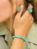 AMAZONIA Zilveren armband "Kalaki" met edelstenen