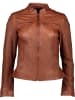 Caminari Lederjacke "Garbo" in Cognac