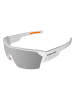 BlueBall Okulary przeciwsłoneczne unisex w kolorze biało-szarym