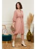 Curvy Lady Kleid in Rosa