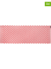 DDDDD 2-delige set: tafellopers "Barbecue" rood - (L)140 x (B)50 cm