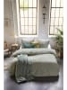 Walra Seersucker-/renforcé beddengoedset "Basic & Tough" groen