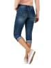 Timezone Caprispijkerbroek "Tali" - slim fit - donkerblauw