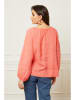Joséfine Linnen blouse "Celiane" koraalrood