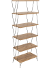 Evila Bücherregal "Balaban" in Kiefer - (B)48 x (H)165 x (T)31 cm