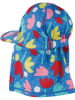 Frugi Cap "Lotus Bloom" in Blau/ Bunt