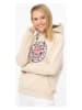 Zwillingsherz Hoodie "Kelly" in Hellbraun
