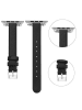 SWEET ACCESS Leder-Armband für iWatch in Schwarz