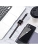 SWEET ACCESS Leder-Armband für iWatch in Schwarz