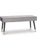 Lifa Living Zitbank "Barcelona" grijs - (B)101 x (H)45 x (D)42 cm