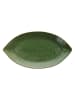 Tognana Servierplatte "Leaf" in Grün - (L)34 x (B)18 cm