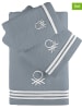Benetton 3tlg. Badtextilien-Set in Grau