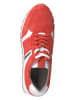 Tamaris Skórzane sneakersy w kolorze czerwonym